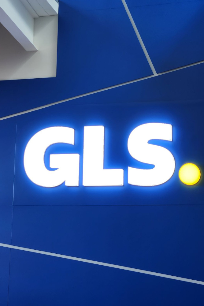 Photo de l'enseigne interieure murale allumee