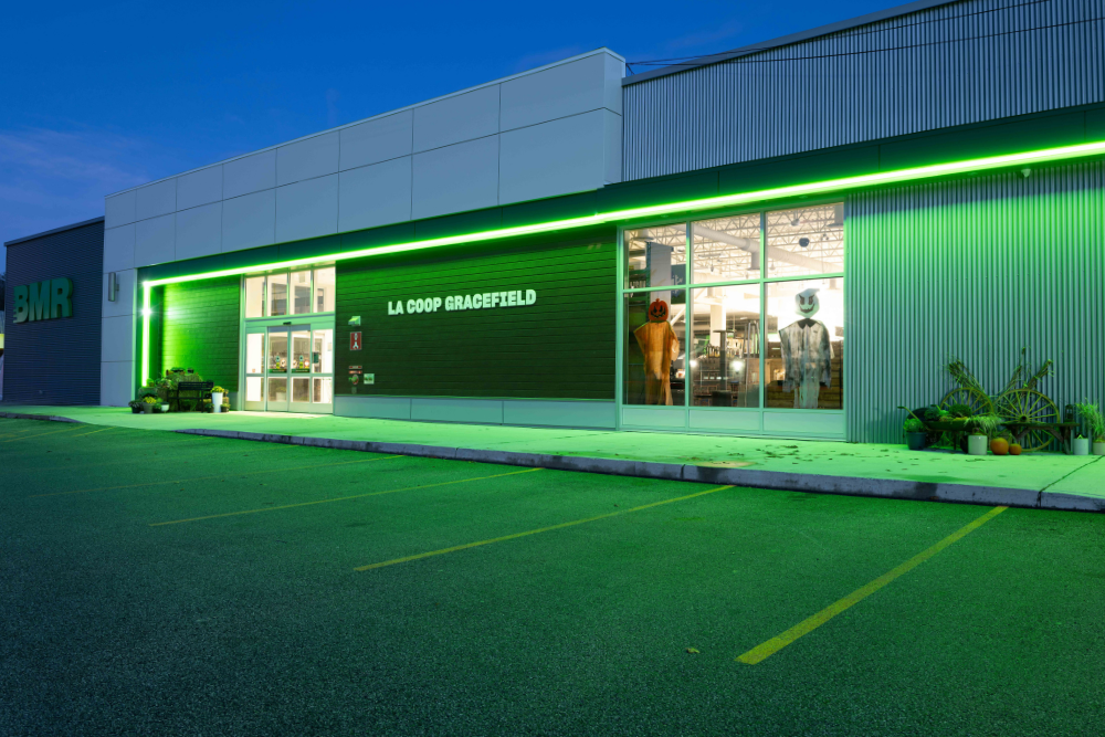 Photo de soir en perspective