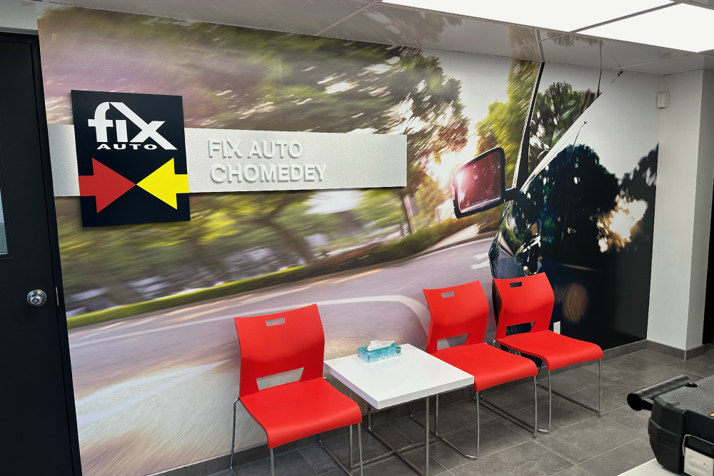 Photo murale interieure enseigne