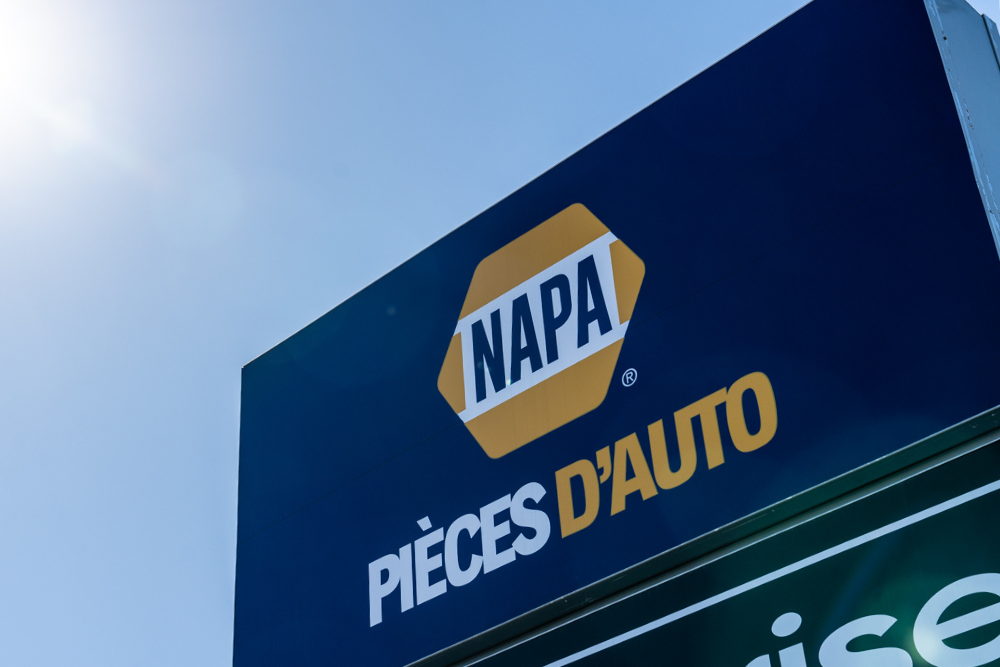 Vue en perspective de la face de remplacement du pylône